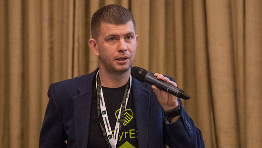 Pavlo Smyrnov, en la IHRC 2015. Photograph © 2015 Ahmad Yusni/Harm Reduction International. 